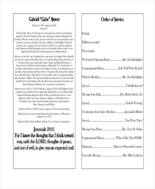 Obituary Samples Free & Premium Templates
