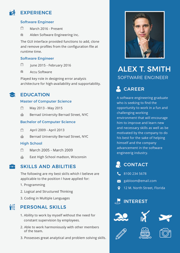 10+ Fresher Resume Format Templates PDF, DOC Free