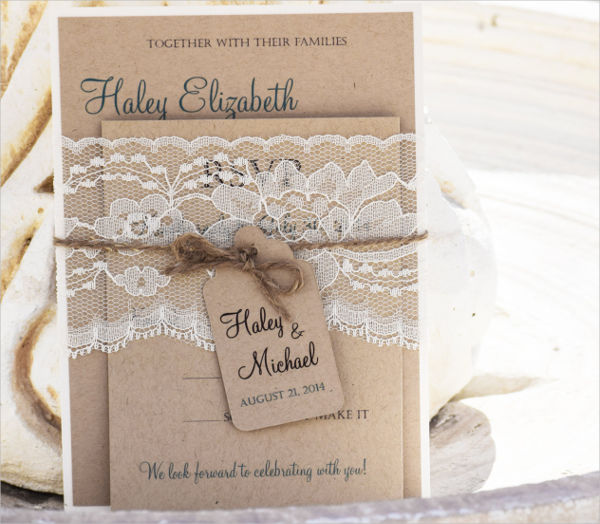 Printable Wedding Cards Free & Premium Templates
