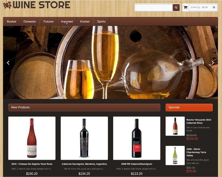 6+ Wine Store Magento Templates