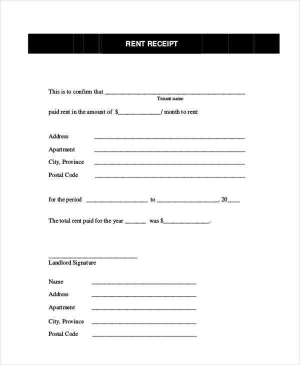 39+ Receipt Formats Free & Premium Templates