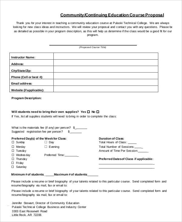 Community Proposal Template 9+ Free PDF Format Download Free