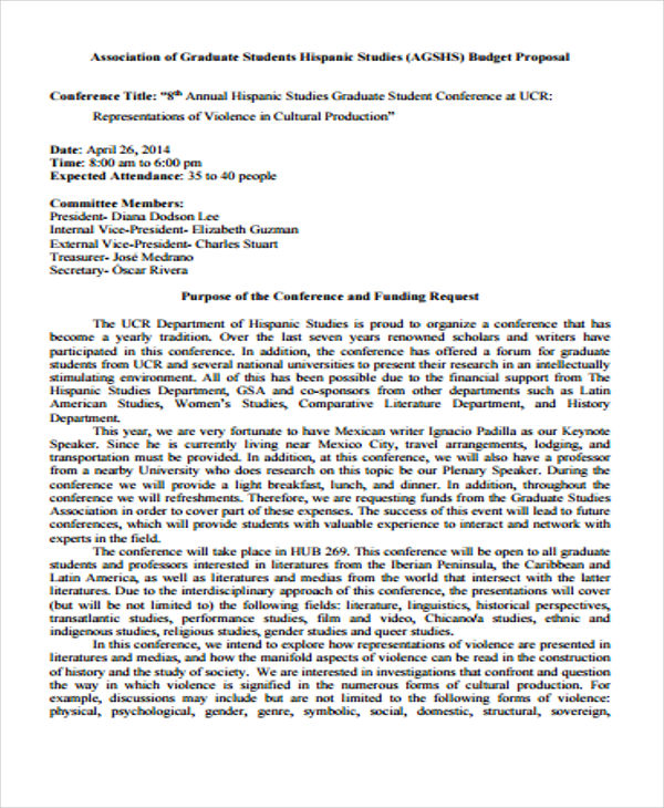 12+ Conference Proposal Templates PDF Google Docs MS Word Pages