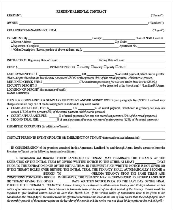 11+ Property Contract Templates Word, PDF, Google Docs