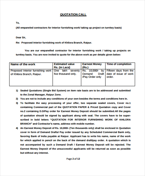 Luxury 40 of Sample Quotation For Interior Work ghafartgallery