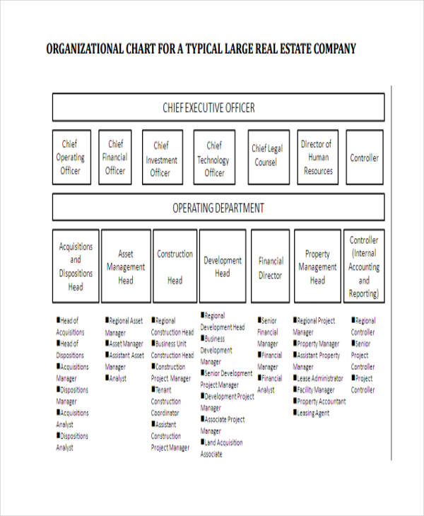 Hierarchy Chart Templates 12+ Word, PDF Format Download