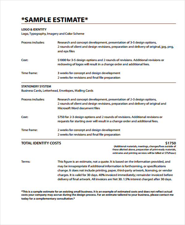 9+ Design Quotation Template Word, PDF, PSD, Google Docs, Apple Pages