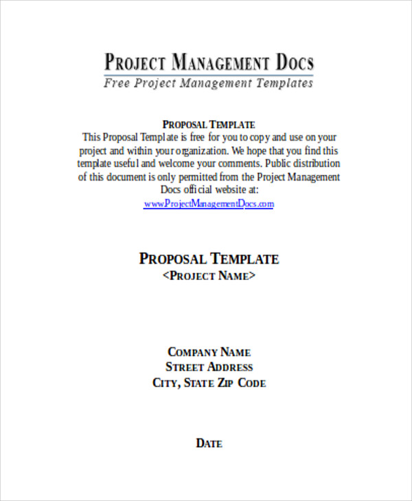 9+ Management Proposal Templates Word, PDF, Google Docs