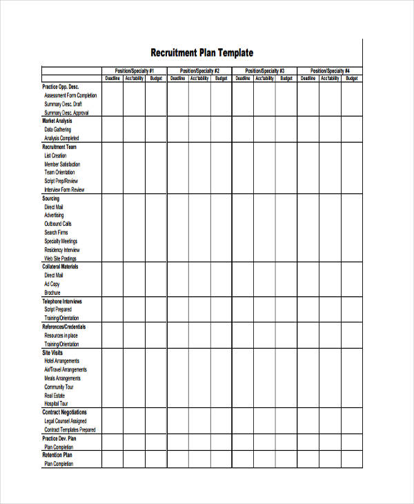 33+ Plan Templates in PDF