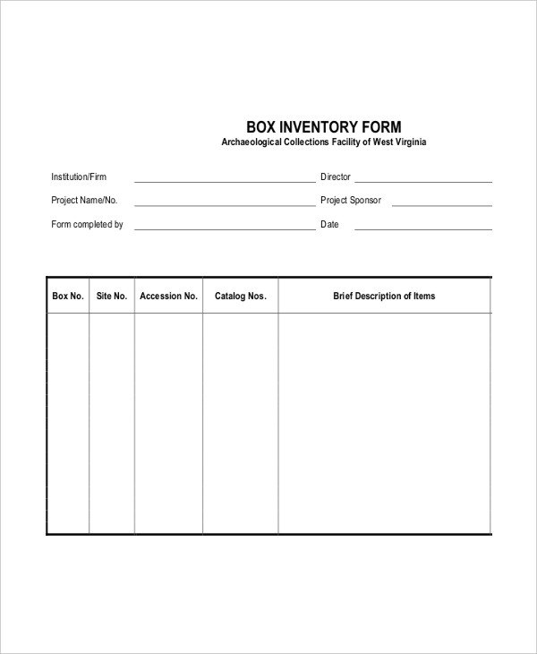 7+ Storage Inventory Templates Free Sample, Example Format Download