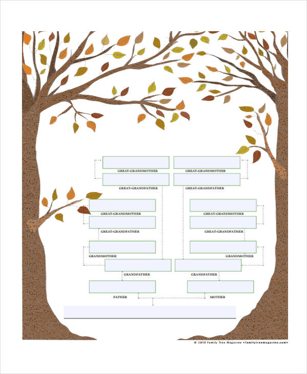 9+ Family Tree Chart Templates Free Samples, Examples Format Download