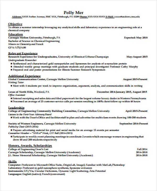 35+ CV Format Templates Free & Premium Templates
