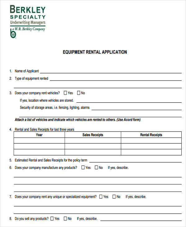24+ Free Rental Application Templates