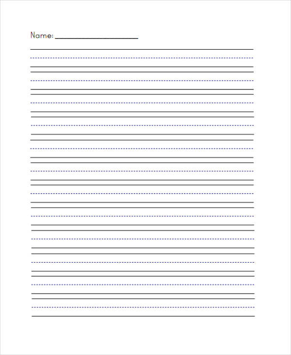 39+ Printable Lined Paper Templates