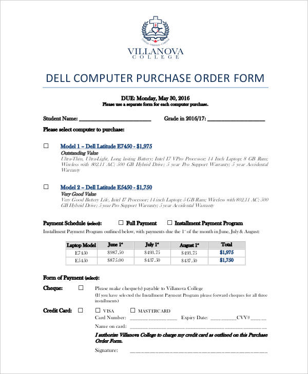 16+ Purchase Order Formats Free & Premium Templates