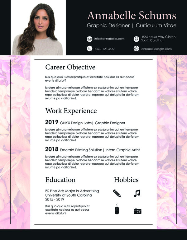 The 25+ Resume Template on General Technologies is a free premium template