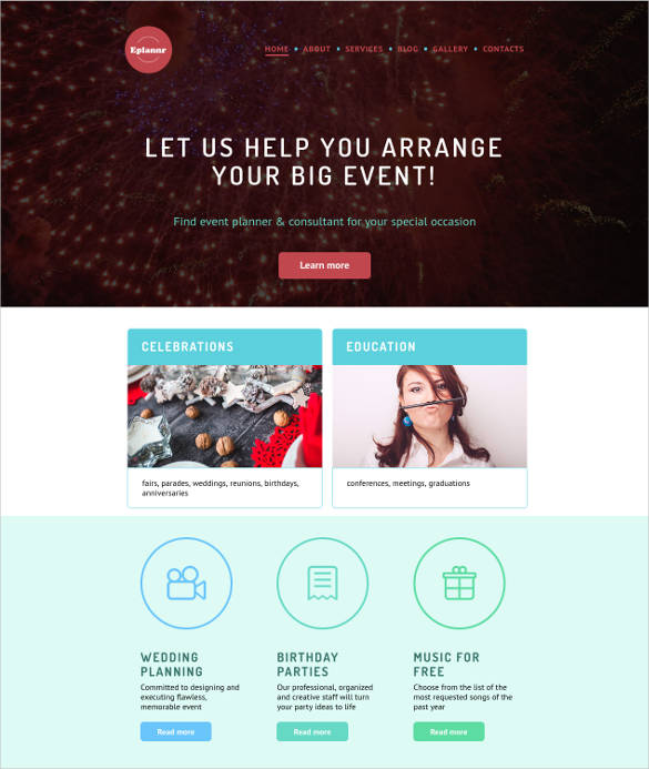 21+ Event Website Themes & Templates Free & Premium Templates