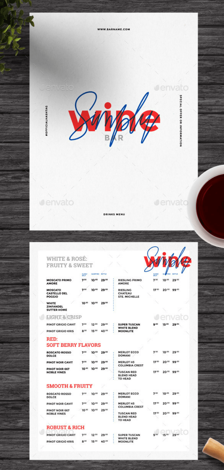 12+ Wine Menu Designs Editable PSD, AI Format Download Free & Premium Templates
