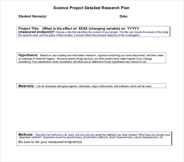 8+ Research Project Plan Templates PDF Free & Premium Templates