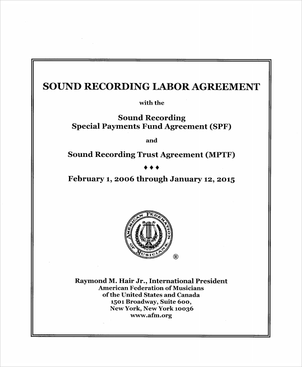 10+ Music Agreement Templates PDF, DOC Free & Premium
