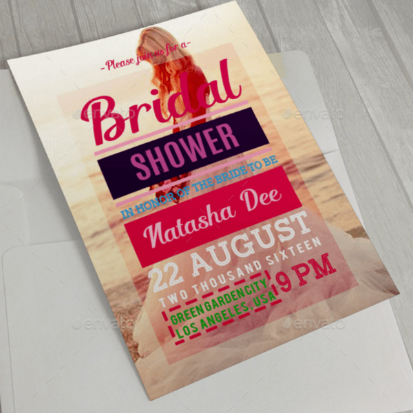 15+ Modern Bridal Shower Card Designs & Templates PSD, AI