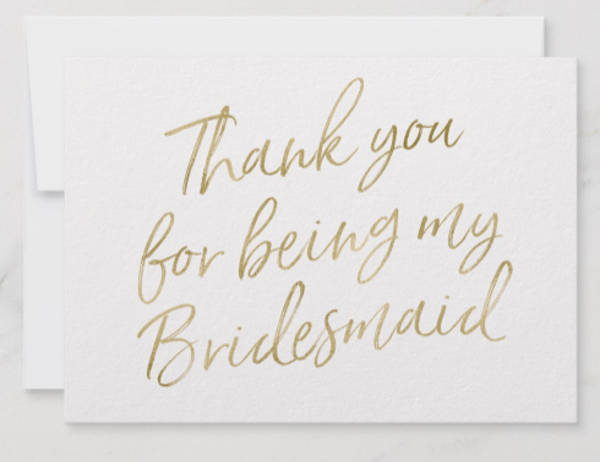 14+ Bridesmaid Thank You Cards Designs & Templates PSD, AI Free & Premium Templates