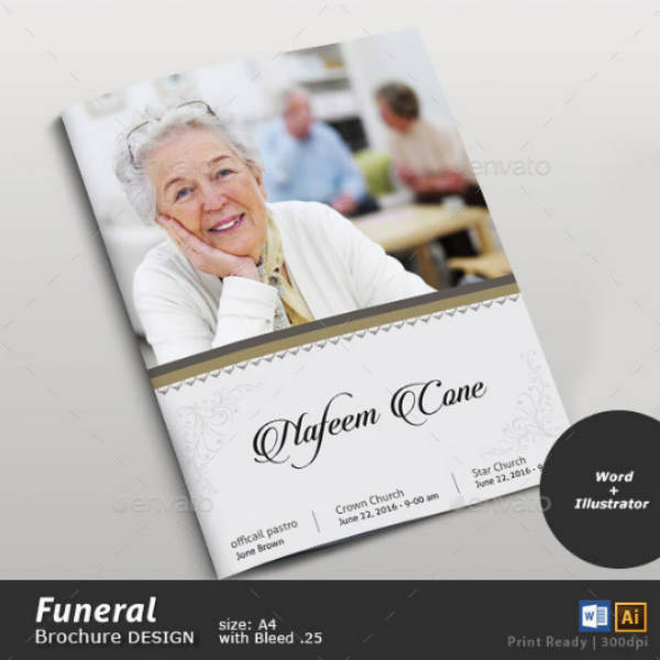 18+ Funeral Services Brochure Designs & Templates PSD, AI