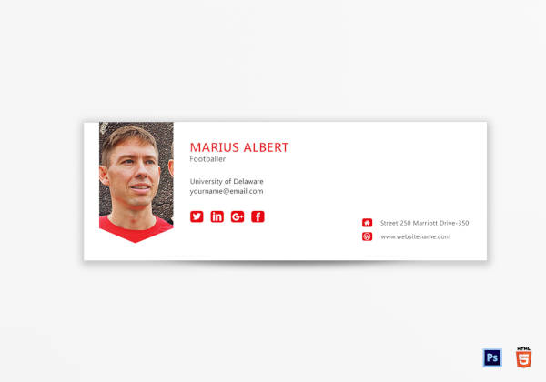 2 Teacher Email Signature Designs & Templates PSD, HTML Free