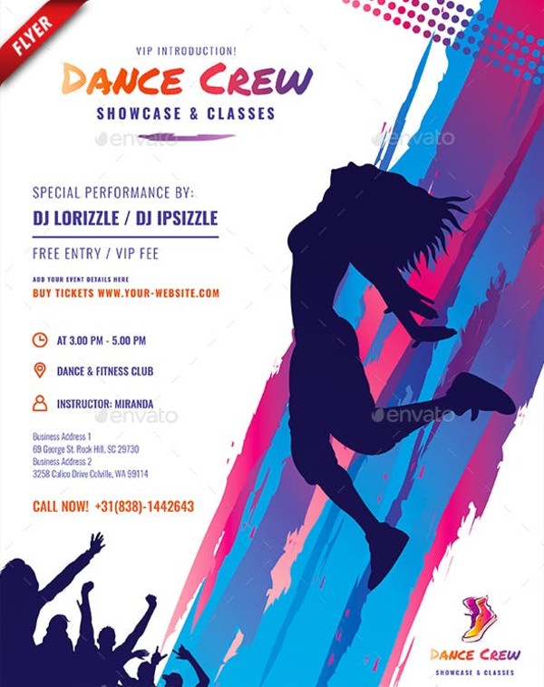 14+ Dance Audition Flyer Templates AI Pages, Indesign