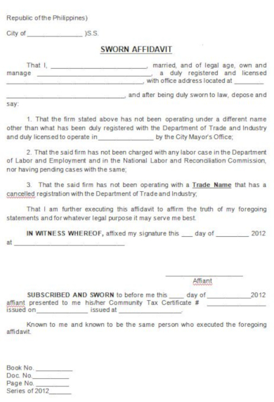 15+ Legal Statement Templates - Pdf, Google Docs, Word, Pages | Free & Premium Templates