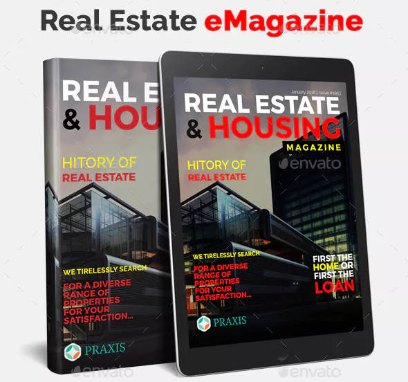 26+ FREE Real Estate Magazine Templates in AI, Pages