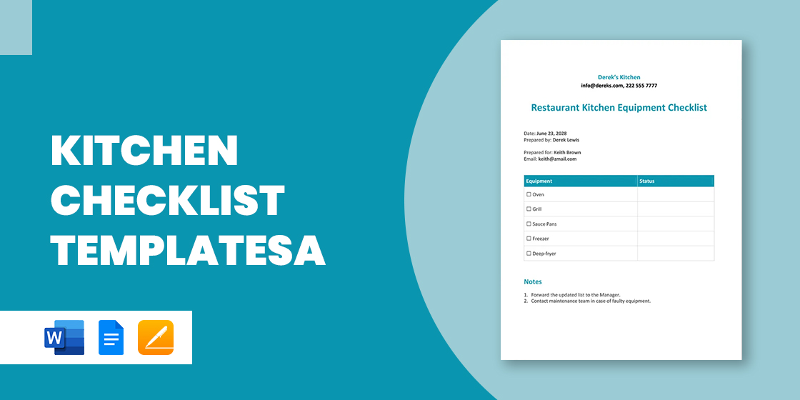 Simple Kitchen Essentials Checklist 2023 AtOnce