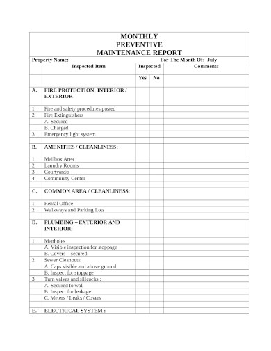 It evaluates its business statistics as much as convenient. 17 Maintenance Report Templates In Google Docs Word Pages Pdf Xls Free Premium Templates