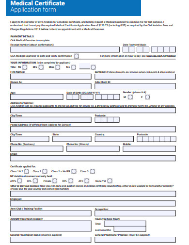 23+ Health Certificate Form Templates - Pdf, Docs | Free & Premium Templates
