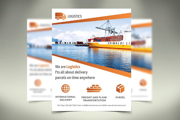 10+ Logistics Flyer Templates in AI InDesign Word Pages PSD