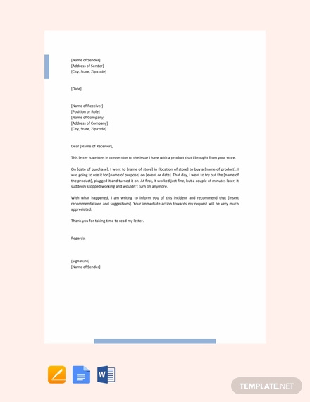 Formal Letter Sample Template - 74+ Free Word, PDF Documents Download