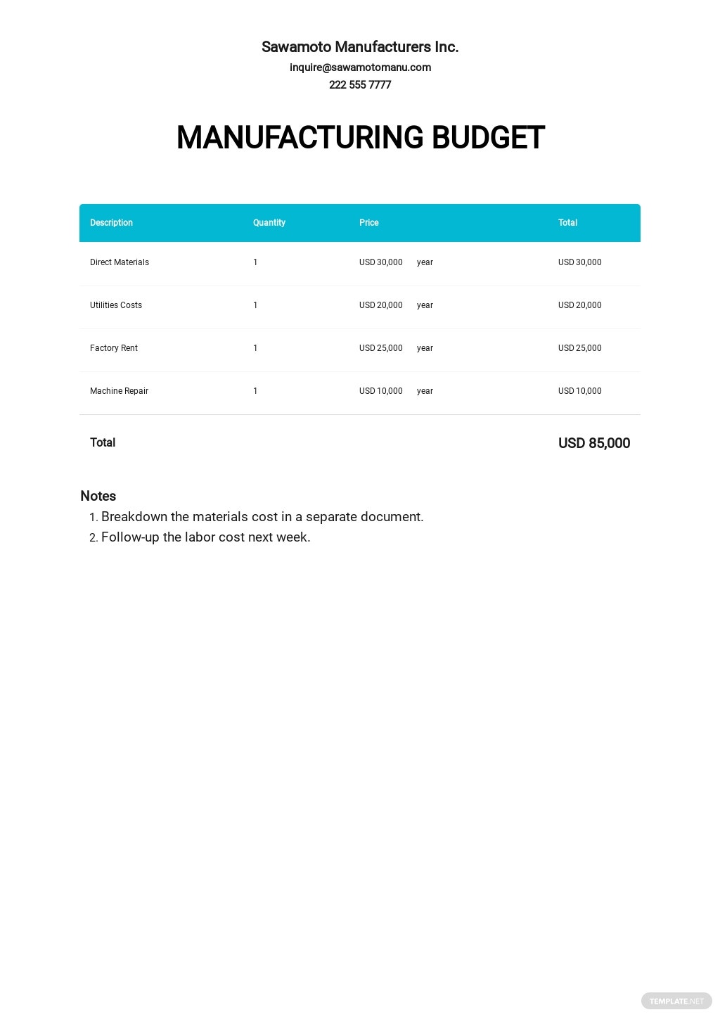 50+ Budget Samples, Format & Examples 2021 Free & Premium Templates