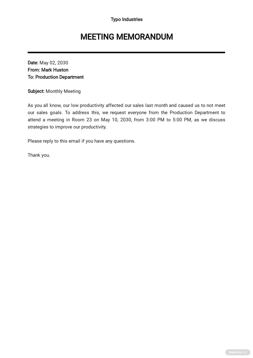 50+ Memo Samples, Format & Examples 2022