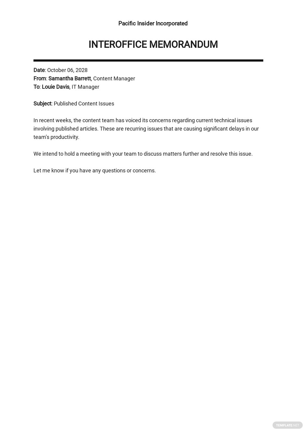 50+ Memo Samples, Format & Examples 2021 Free & Premium Templates