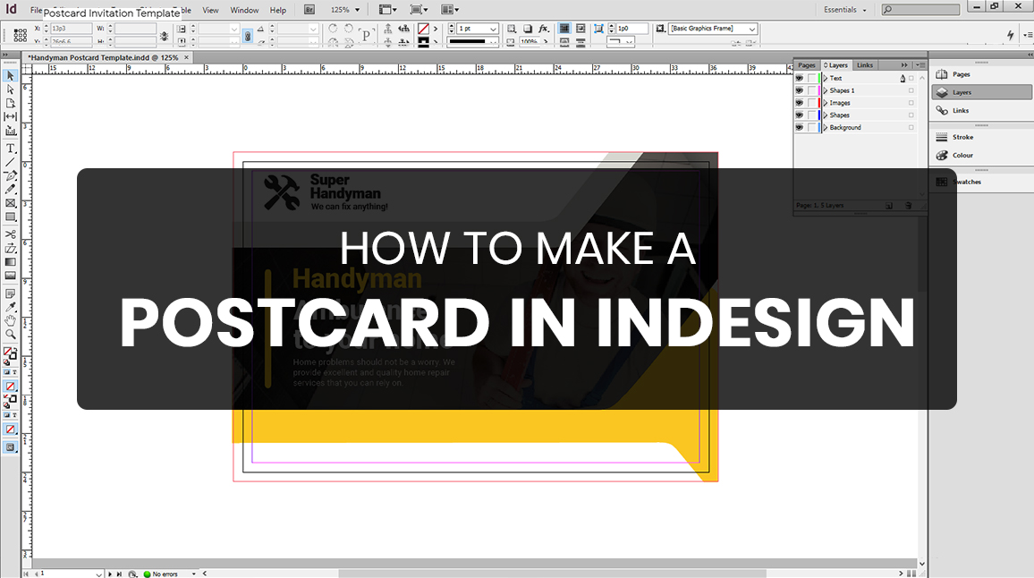 How to Make a Postcard in InDesign