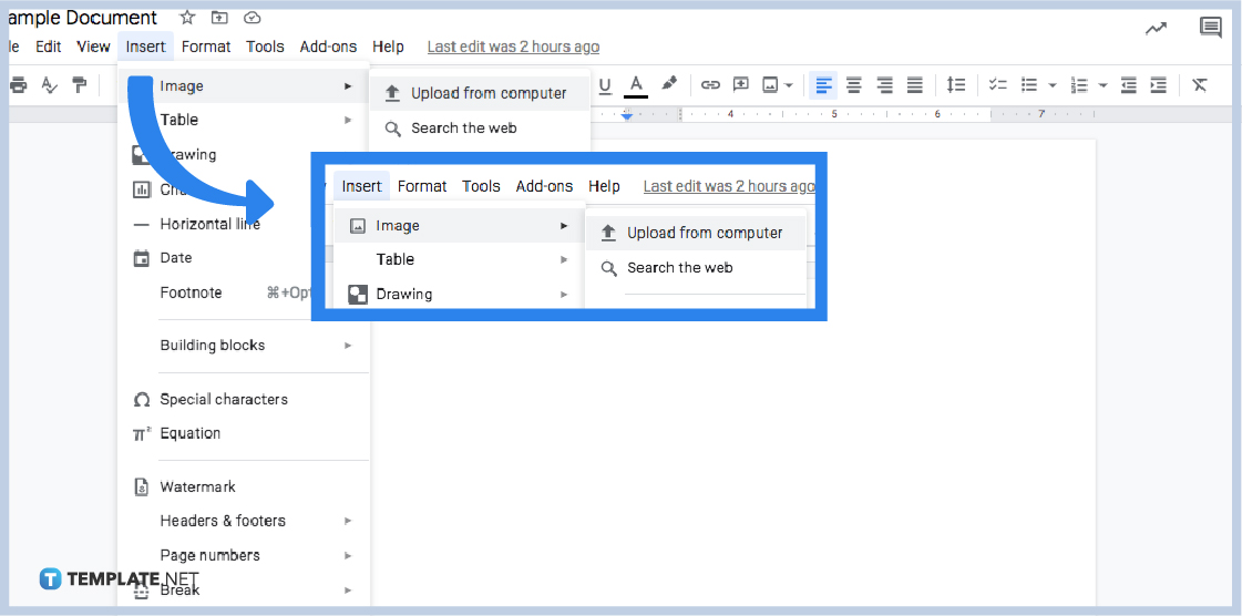 How to Insert / Add Picture in Google Doc without Background