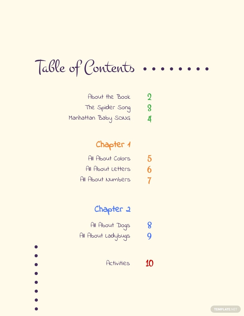 Table of Content What is a Table of Content? Definition, Types, Uses