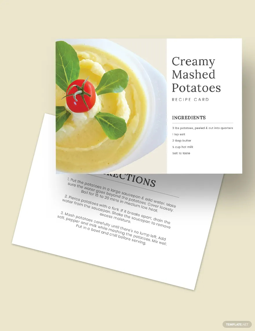Recipe Card Ideas Examples 2023