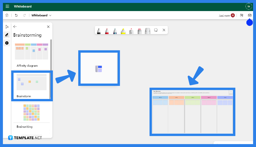 How to Conduct a Brainstorm in Microsoft Whiteboard