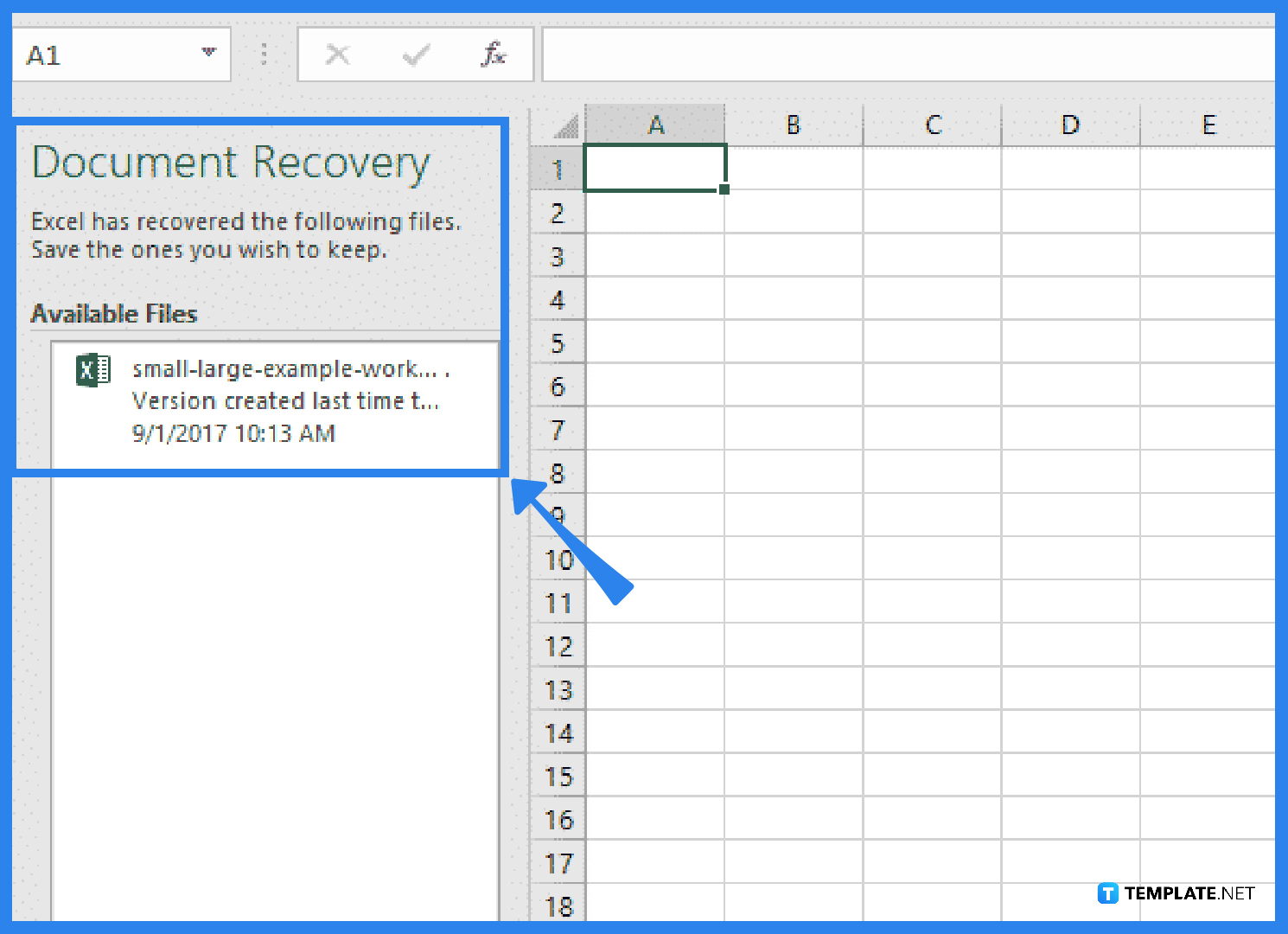 How to Recover Unsaved Microsoft Excel File