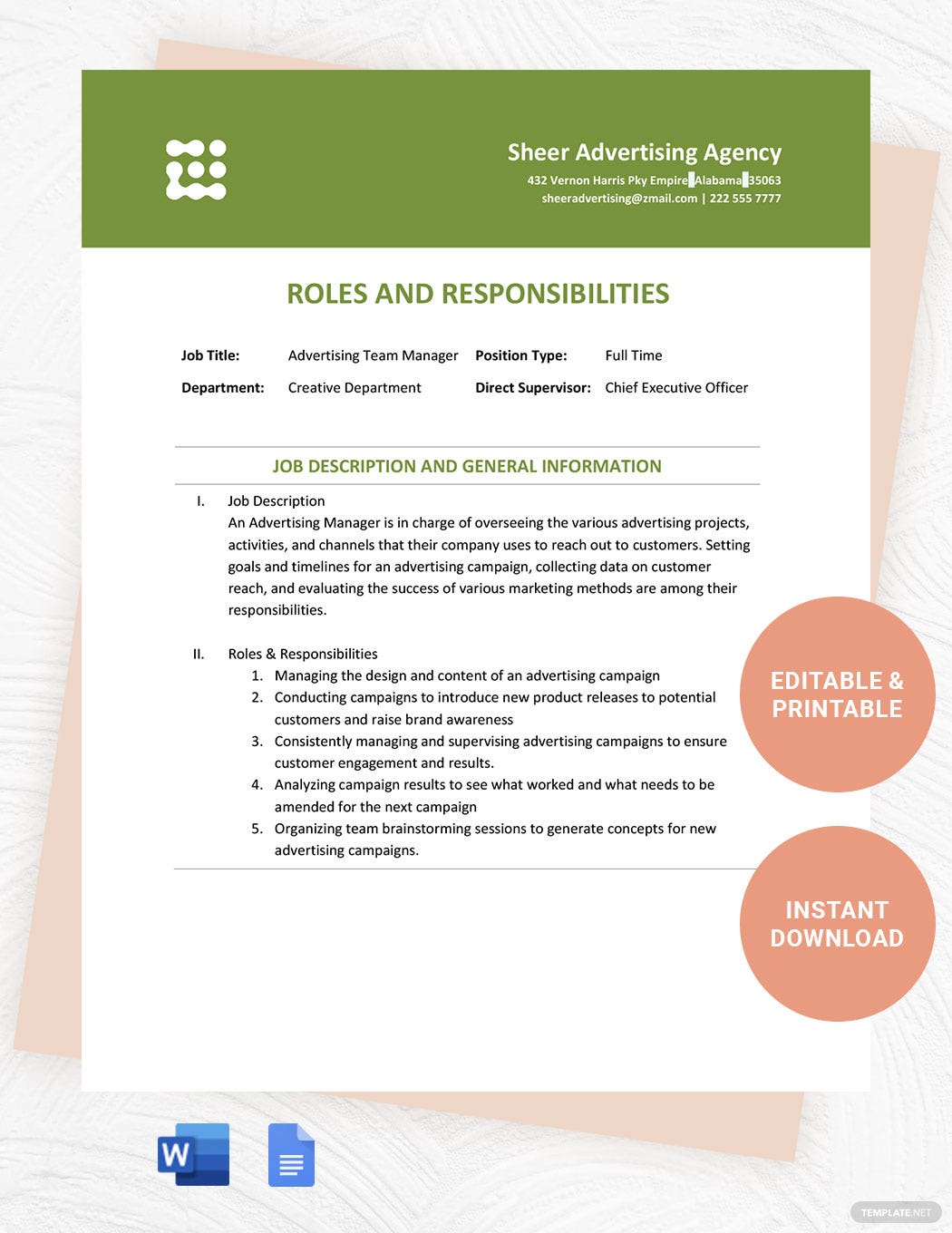 Roles And Responsibilities What is a Roles And Responsibilities?