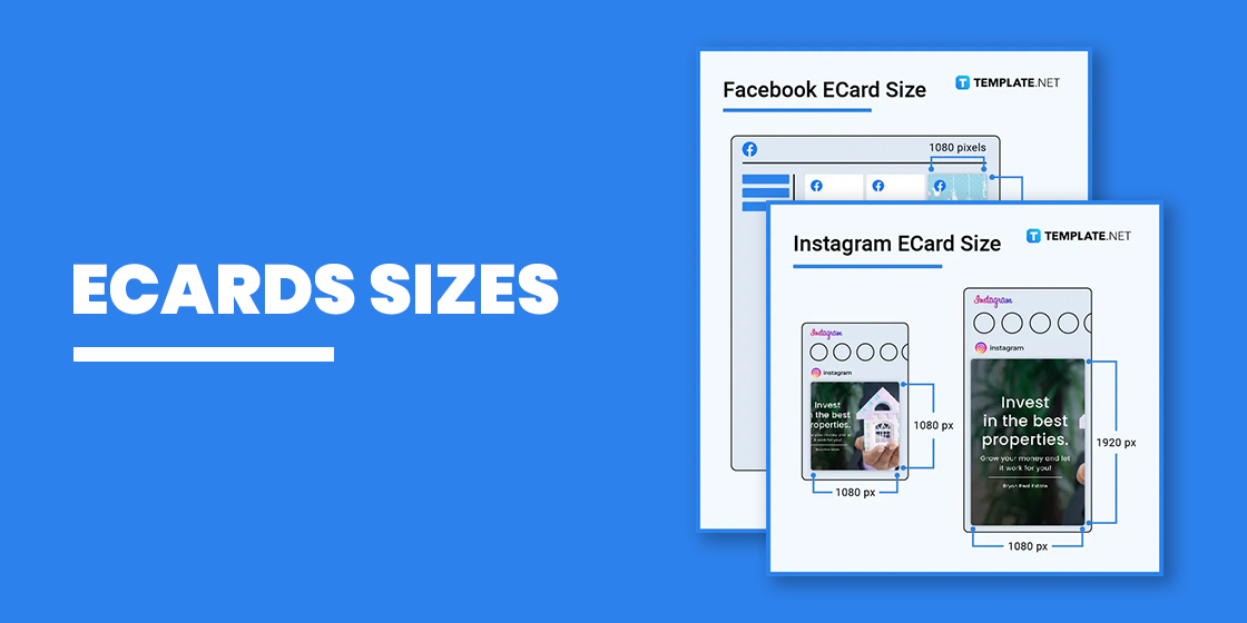 ECards Size Dimension, Inches, mm, cms, Pixel