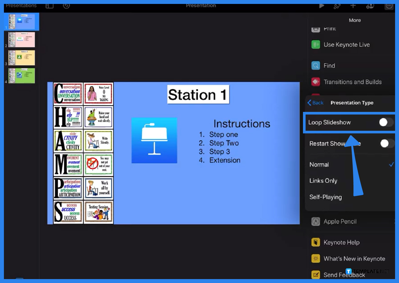 How to Automatically Play, Loop, or Restart a Slideshow in Apple Keynote