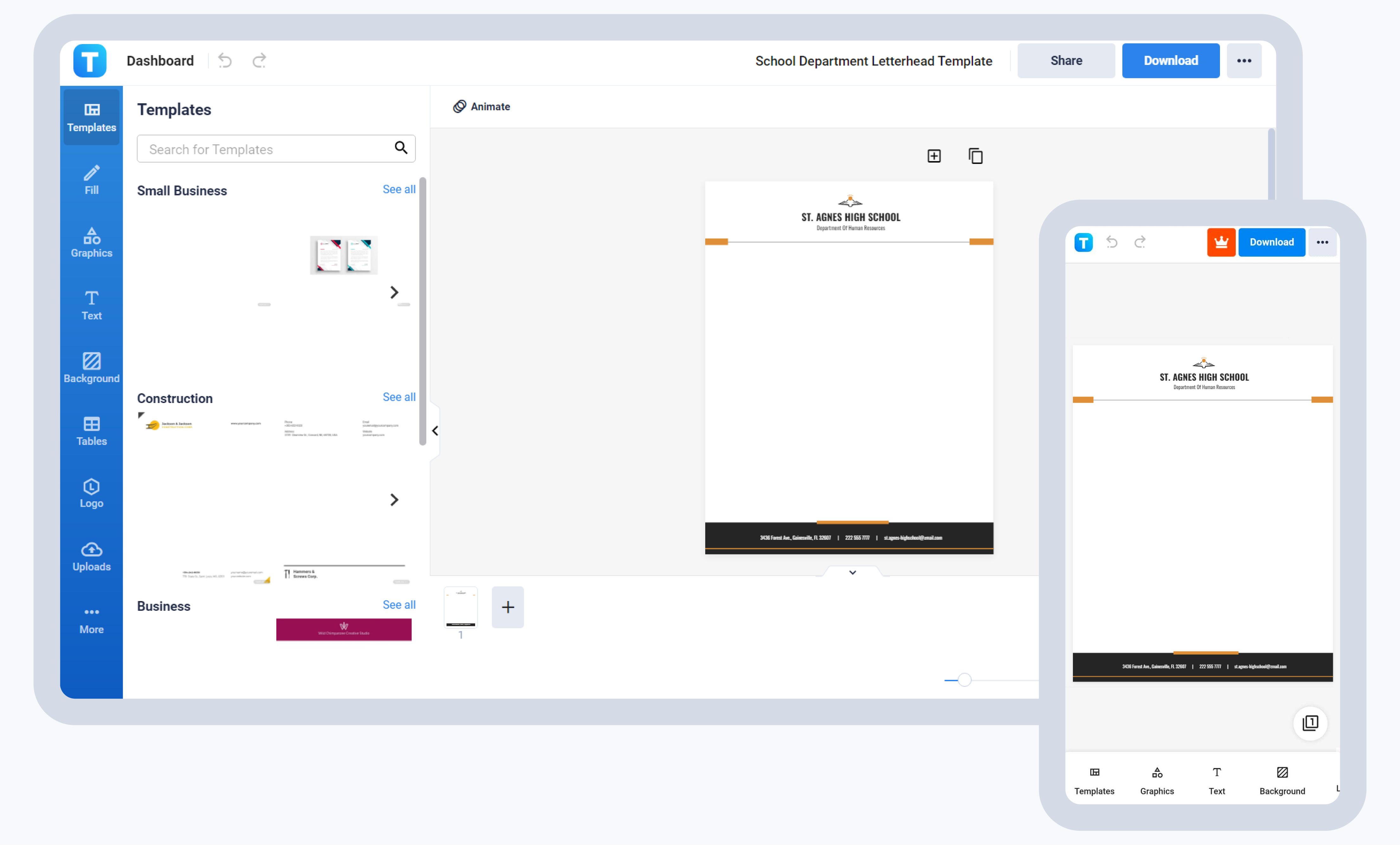 Letterhead Maker Free, Creator, Generator, Edit Online Free