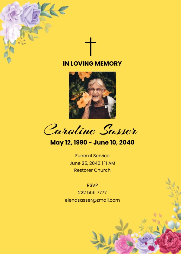 Funeral Card Maker Free, Creator, Generator, Edit Online Free
